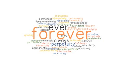 Learn the different meanings and usage of <b>FOREVER</b> with examples and related words/phrases. . Forever synonym